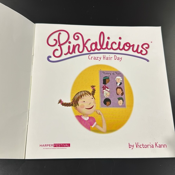 Pinkalicious: Crazy Hair Day by Victoria Kann - Softcover Children’s Book - Picture 3 of 6